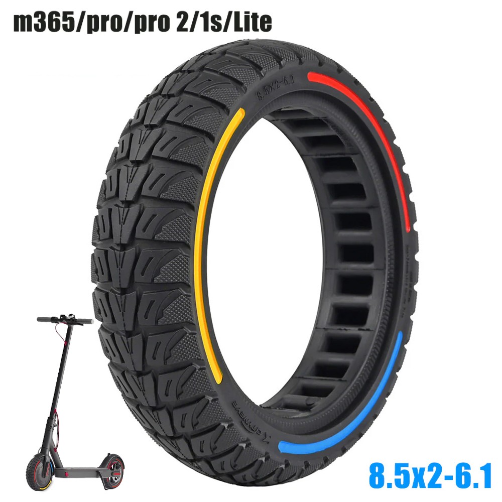 Neumático 8.5x2-6.1 sólido macizo compatible con Xiaomi M365 PRO PRO2 1S Scooter eléctrico?1785191381
