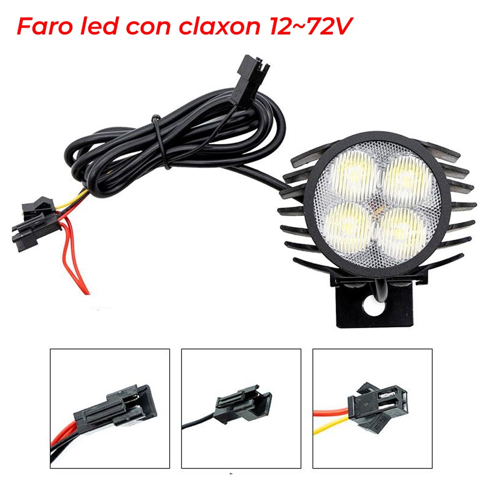 Faro led con claxon 12~72v?1785194324