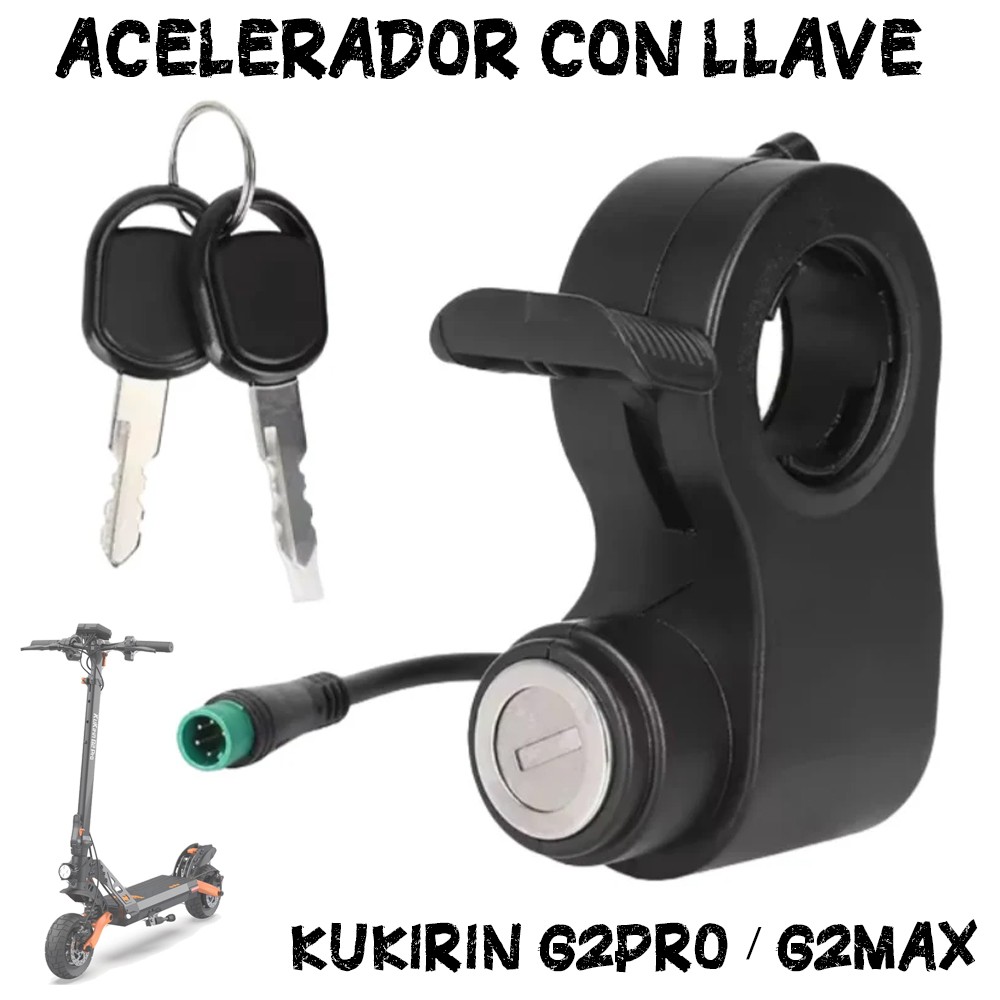 Acelerador con llave Kukirin G2pro / G2max (5 PINES)?1785194370