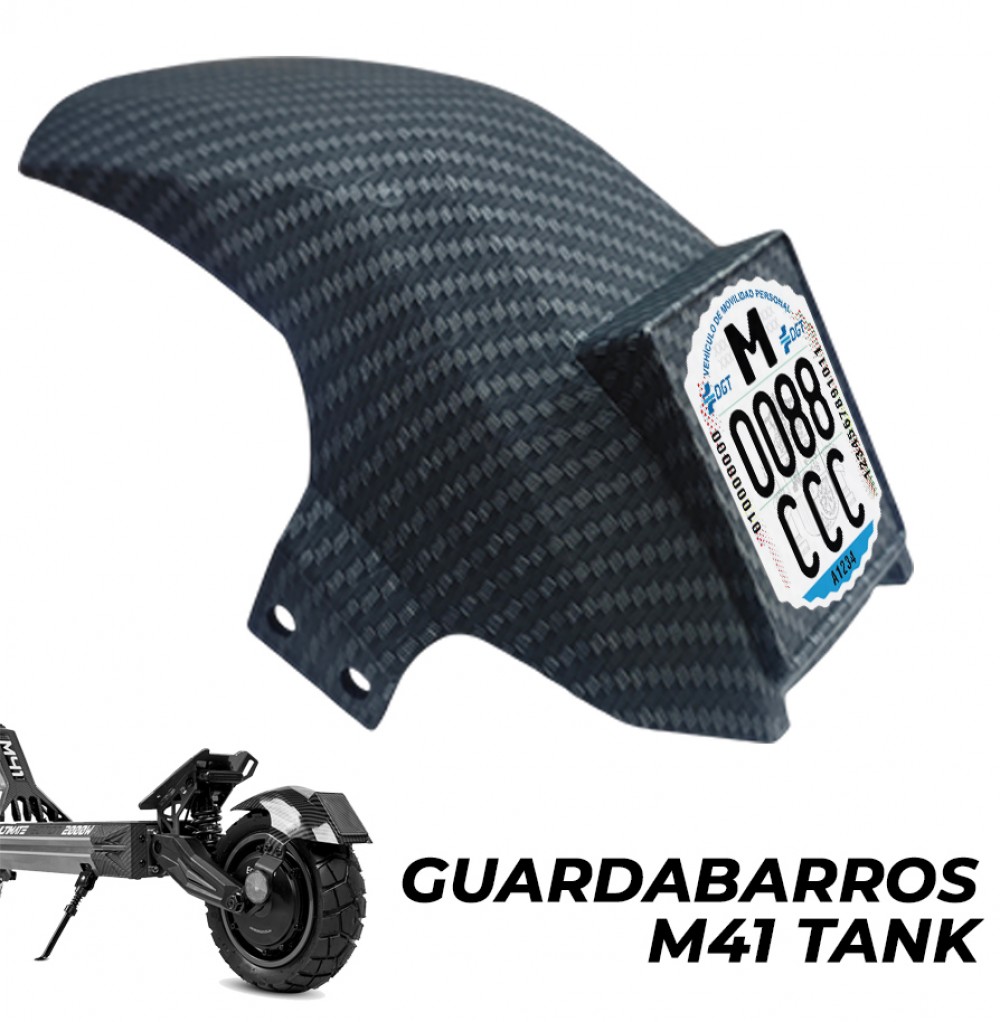Guardabarros Trasero Ecoxtrem Tank M41 negro?1785194352
