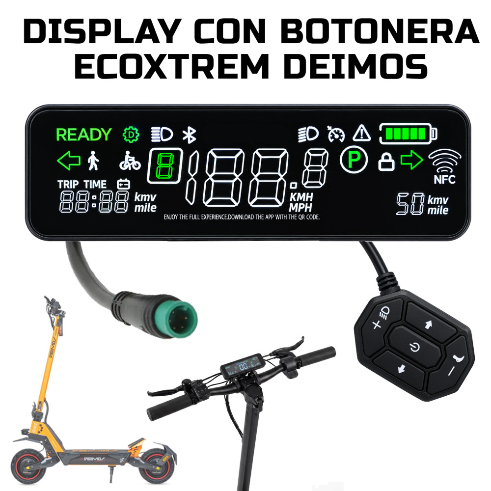 Display con Botonera + 2 Llaves NFC - ECOXTREM Deimos?1793147385