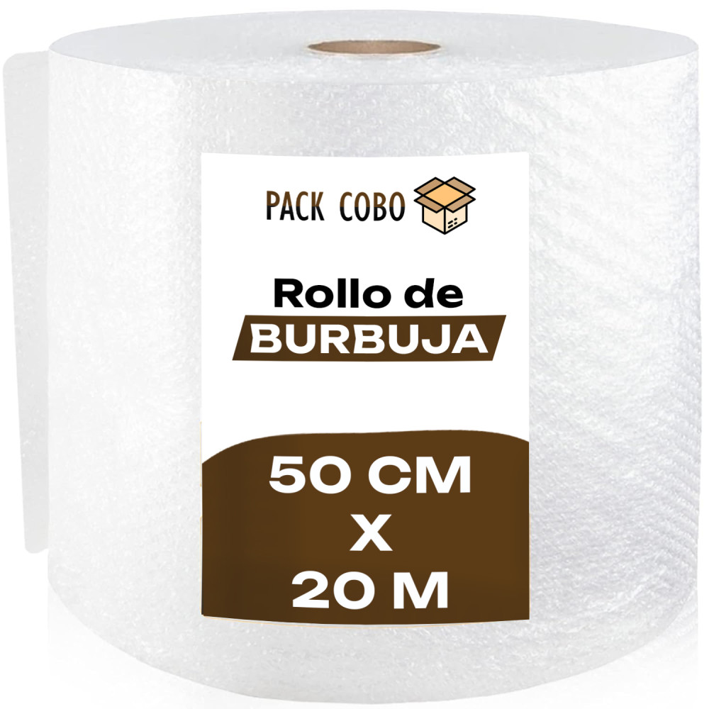 Rollo Burbuja Embalaje de Plástico 50cm Ancho y 20m longitud?1785194242