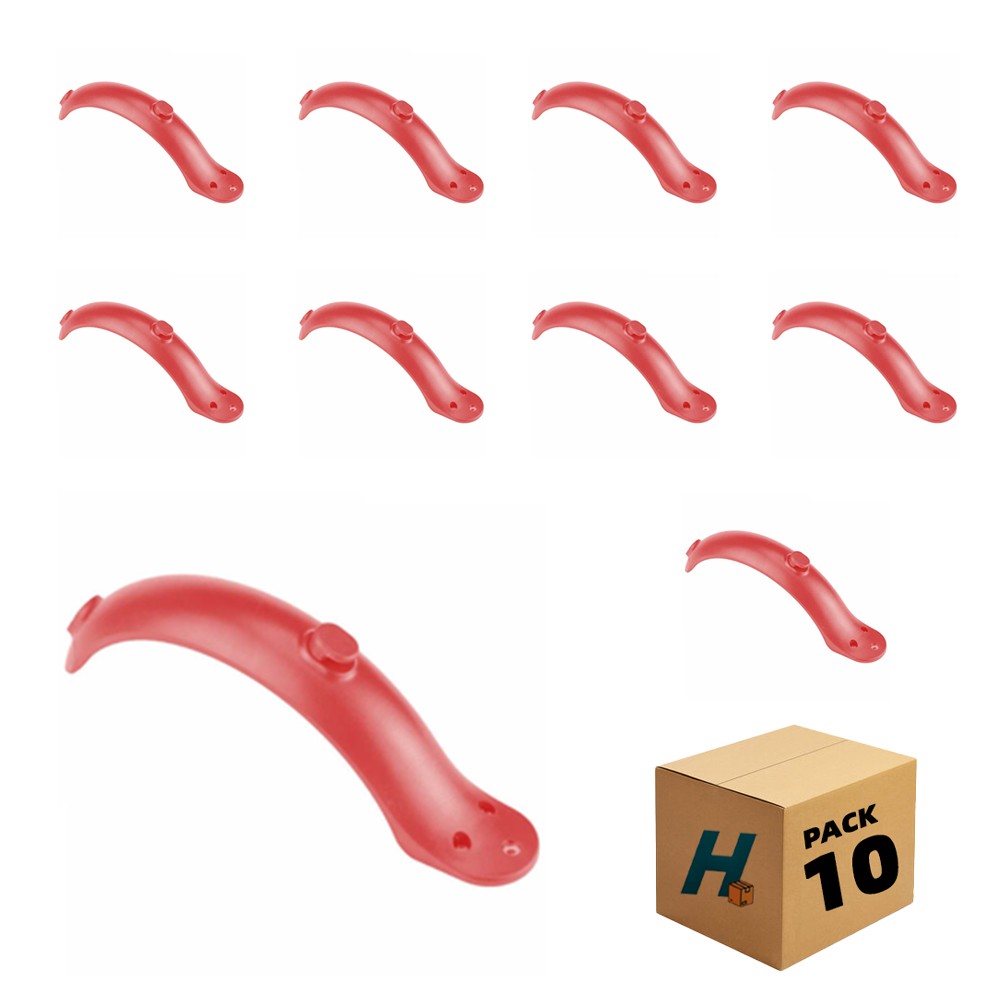 Pack 10PCS Guardabarro Rojo Trasero Xiaomi M365?1785584138