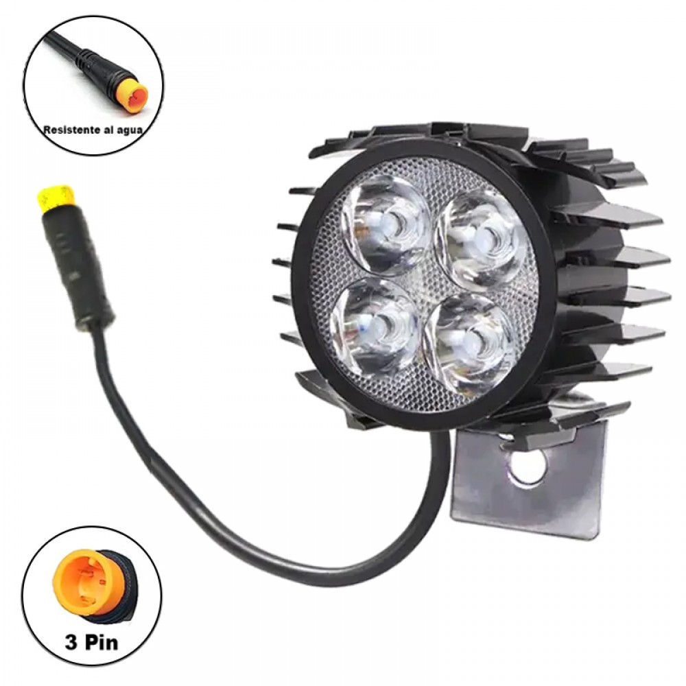 Luz faro led con claxon 12V a 72V Waterproof (Smartgyro y compatibles)?1785194411