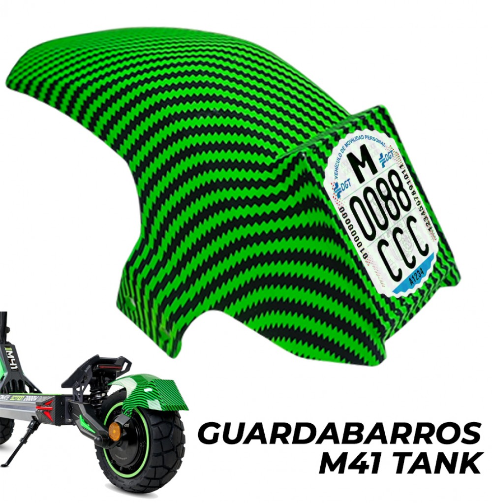 Guardabarros Trasero Ecoxtrem Tank M41 verde?1785194244