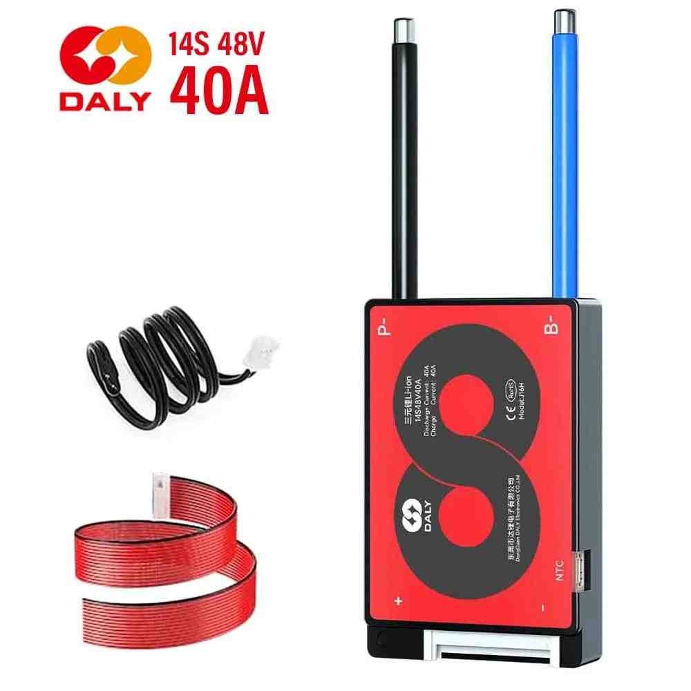 BMS DALY 14S/48V-40A SISTEMA GESTION PARA BATERIAS DE LITIO + CABLE INCLUIDO?1785194254