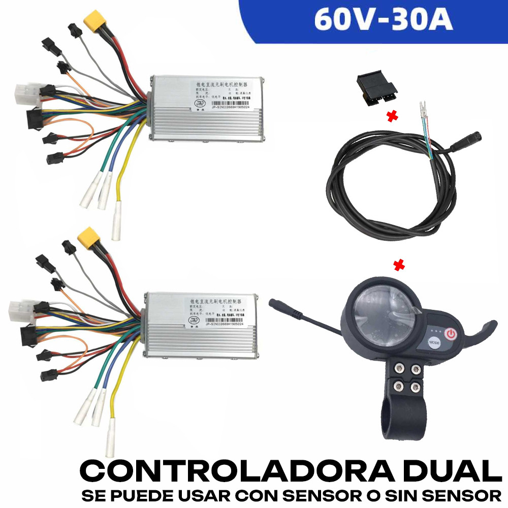 Kit controladora JP 60V-30A Dual + Display Gatillo?1785191234