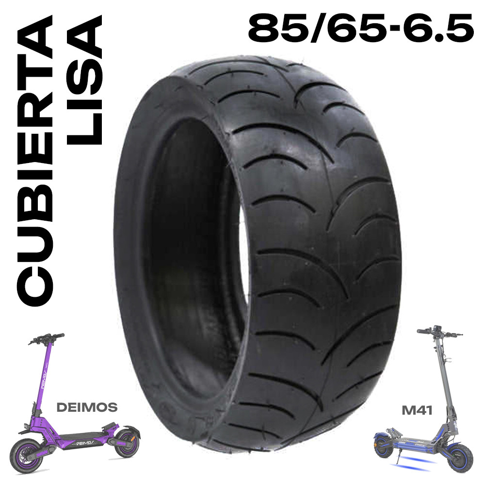 Cubierta lisa 85/65-6.5 compatible con Ecoxtrem Deimos / M41?1785191195