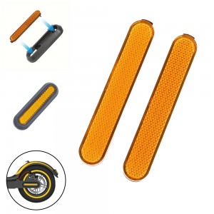REFLECTANTE AMARILLO 2PCS PARA PATINETE ELÉCTRICO XIAOMI PRO2 1S, CINTA DE ADVERTENCIA PARA CUBIERTA REFLECTANTE