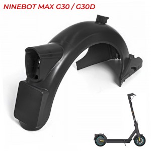 Guardabarros trasero para patinete eléctrico Compatible Ninebot Segway MAX G30 G30D