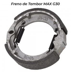 Zapata de Freno de Tambor Delantero Compatible con Patinete Eléctrico MAX G30