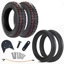 Rueda 10 pulgadas(10x2-6.1) y Camaras de aire 10 pulgadas(10x2) Neumático de Repuestos todoterreno offroad compatible con los patinetes electrico y Scooter Xiaomi M365,Pro 2