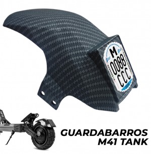 Guardabarros Trasero Ecoxtrem Tank M41 negro