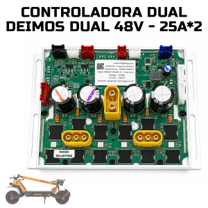 Controladora DUAL MOTOR DEIMOS DUAL 48V - 25A * 2