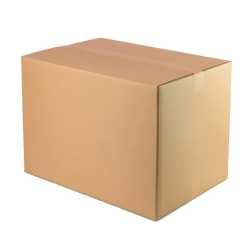Cajas de Cartón Pack 10 unidades para Mudanzas Almacenaje Paquetería Ecommerce Transporte Reforzado con 2 ondas/capa reforzada con/sin asas (80x40x40cm)