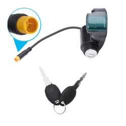 LLAVE DE CONTACTO CON VOLTIMETRO CONECTOR RAPIDO