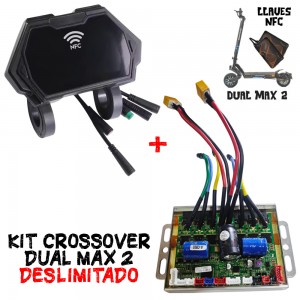 Kit Crossover Dual Max 2 Deslimitado Circuitos Controladora + Display con tarjetas NFC