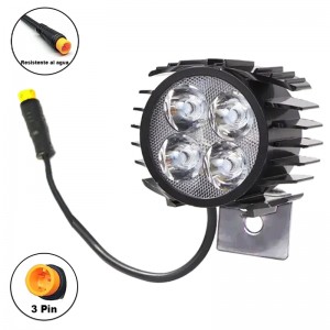 Luz faro led con claxon 12V a 72V Waterproof (Smartgyro y compatibles)