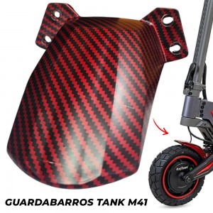 Guardabarros Delantero Ecoxtrem Tank M41 rojo